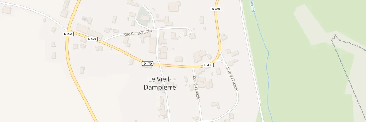 Plan du 2 Rue de la Gare au Vieil-Dampierre