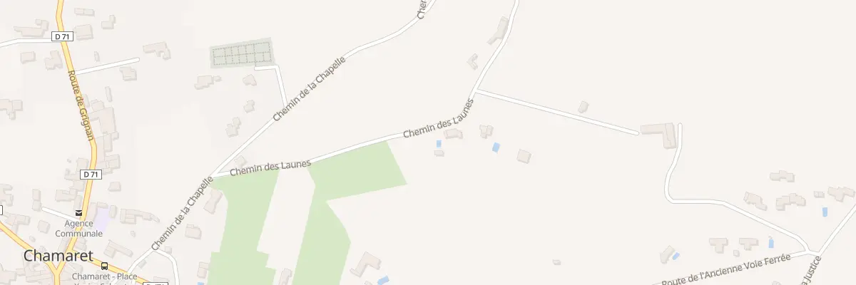 Plan du 5161 Les Launes à Chamaret