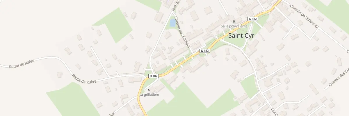 Plan du 28 Rte de Chazaut à Saint-Cyr