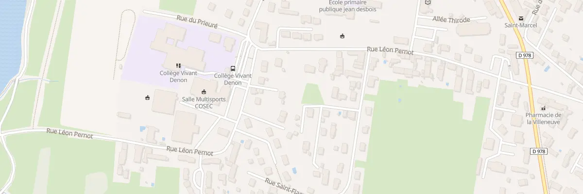 Plan du 37B Rue Léon Pernot à Saint-Marcel