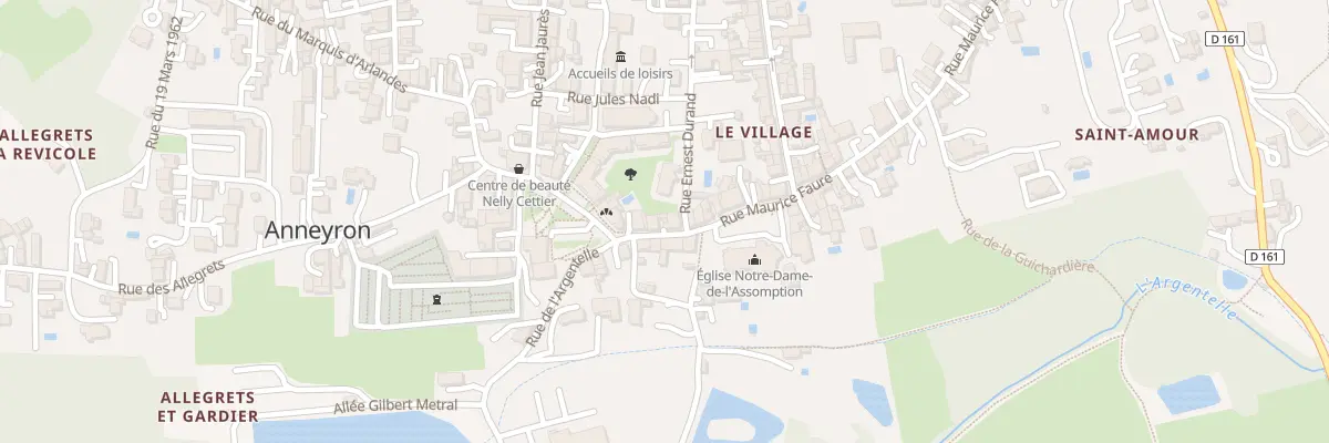 Plan du 50 Rue Maurice Faure à Anneyron