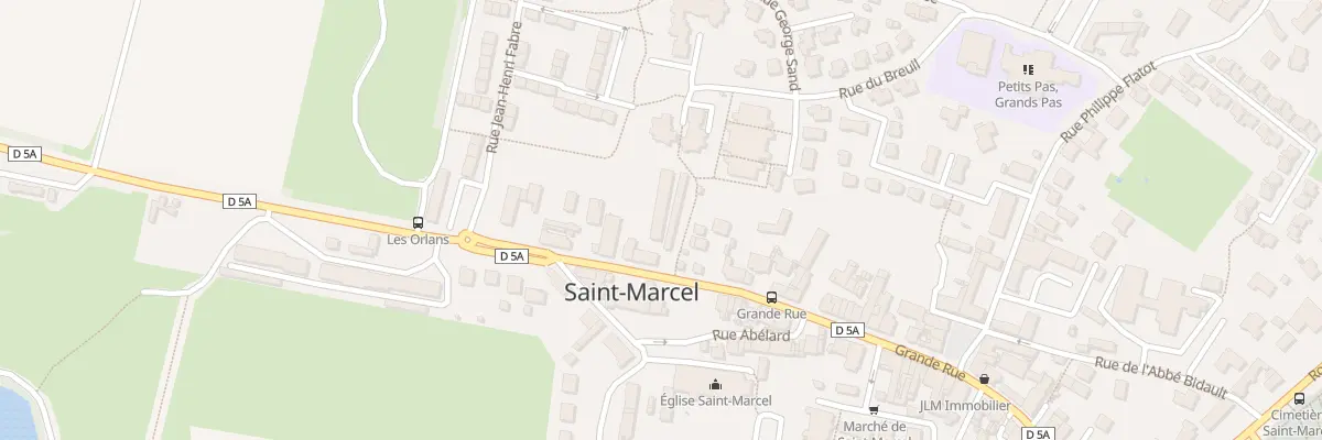 Plan du 11 Grande Rue à Saint-Marcel