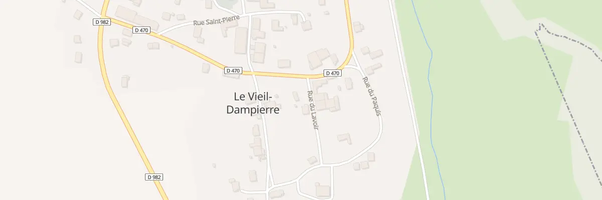 Plan du 2 Rue du Lavoir au Vieil-Dampierre