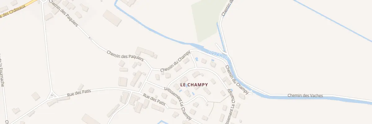 Plan du 4 Le Champy à Vignoles