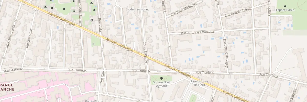 Plan du 45 Crs Eugénie à Lyon 3e Arrondissement
