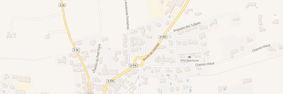 Plan du 309 Rte de Valréas à Sainte-Cécile-les-Vignes