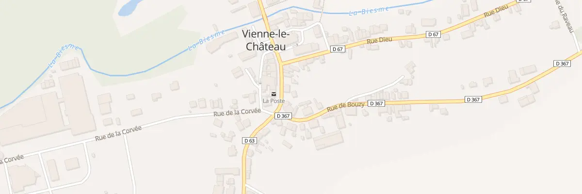 Plan du 145 Rue de la Croix à Vienne-le-Château