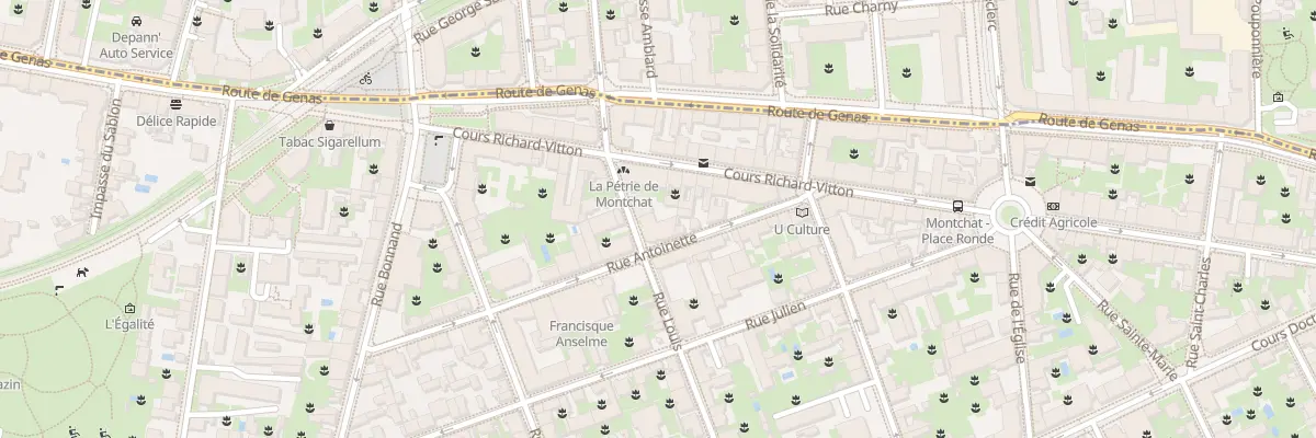 Plan du 7 Rue Louis à Lyon 3e Arrondissement