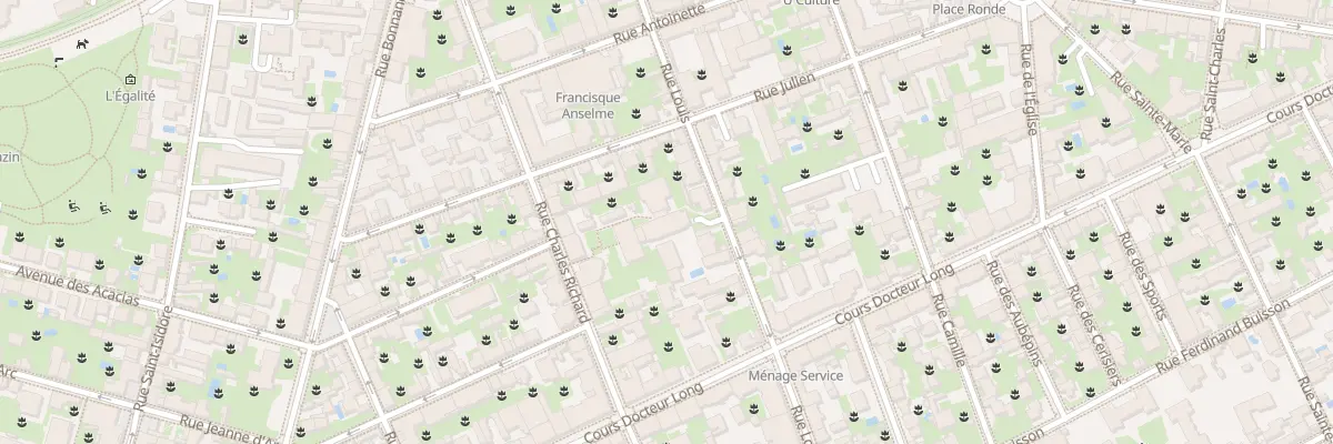 Plan du 32 Rue Louis à Lyon 3e Arrondissement