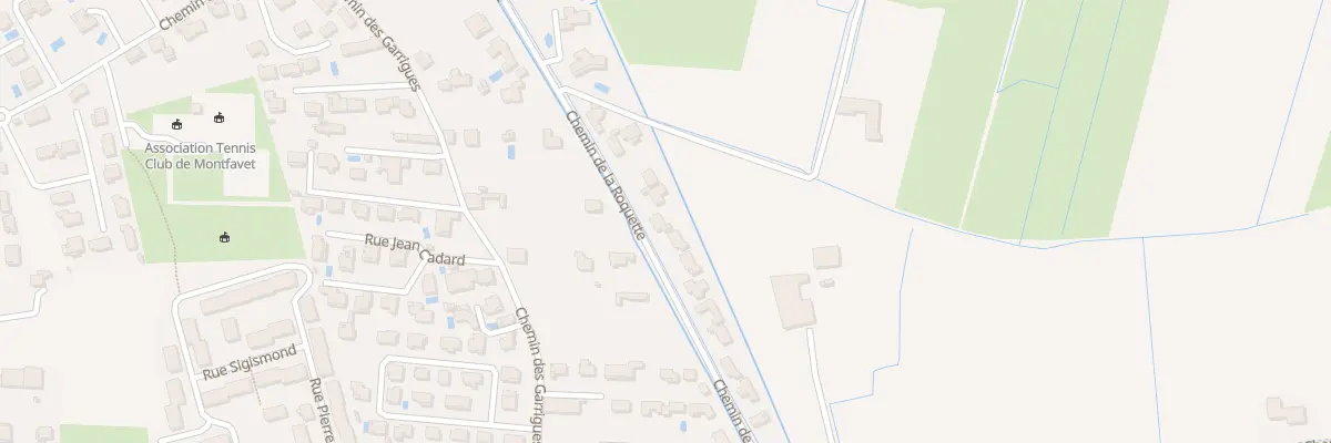 Plan du 391 Che de la Roquette Mft à Avignon