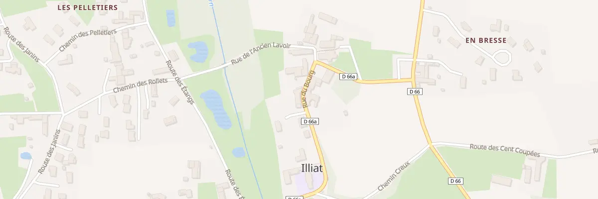 Plan du 5036 Le Bourg à Illiat