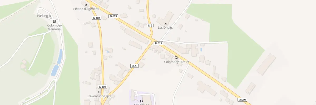 Plan du 37 Rte Nationale 19 à Colombey les Deux Églises