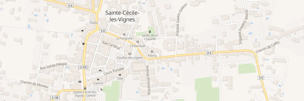 Plan du 5 Av de la Libération à Sainte-Cécile-les-Vignes