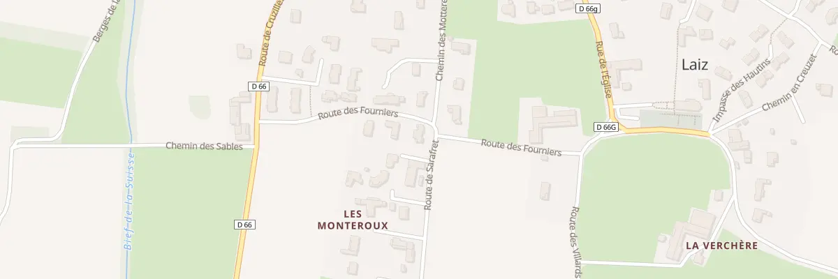 Plan du 5286 Hameau de Monteroux à Laiz