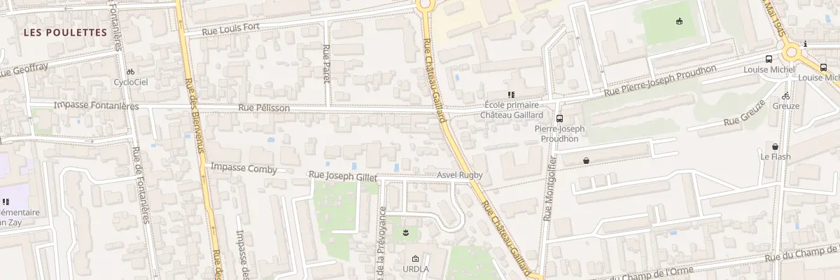 Plan du 112 Rue Château Gaillard à Villeurbanne
