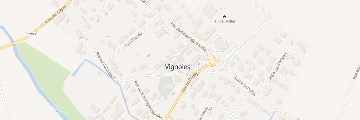 Plan du 2 Rue de l’Église à Vignoles
