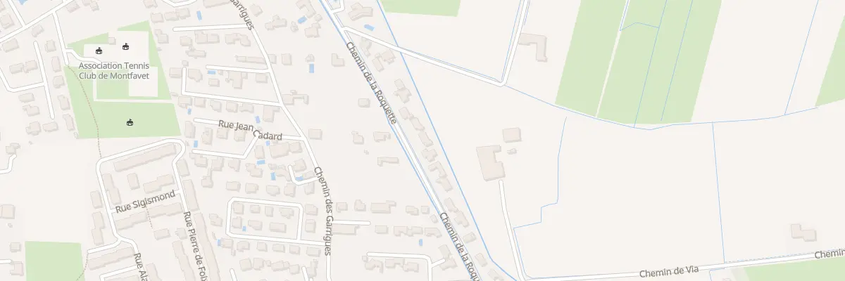 Plan du 439 Che de la Roquette Mft à Avignon