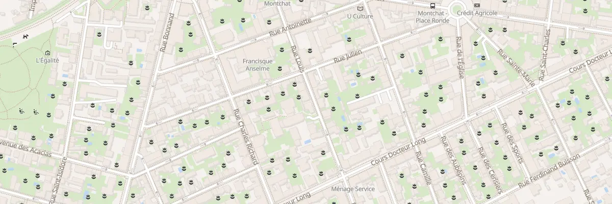 Plan du 30 Rue Louis à Lyon 3e Arrondissement