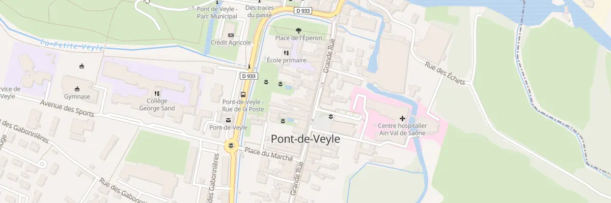Plan du 44 Gr Grande Rue à Pont-de-Veyle