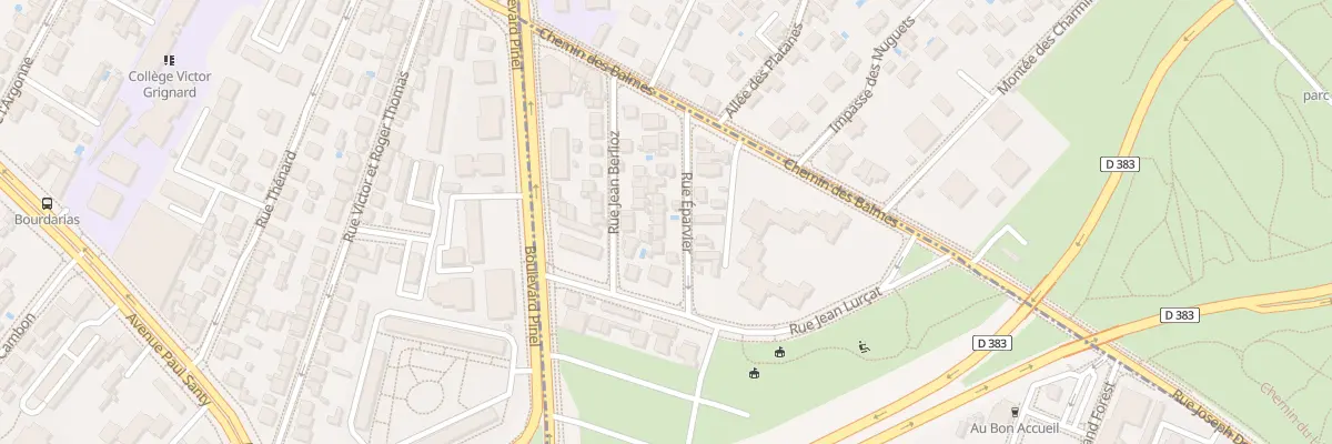 Plan du 14 Rue Eparvier à Vénissieux