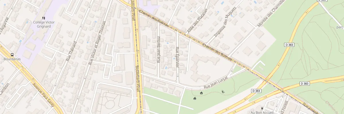 Plan du 12 Rue Eparvier à Vénissieux
