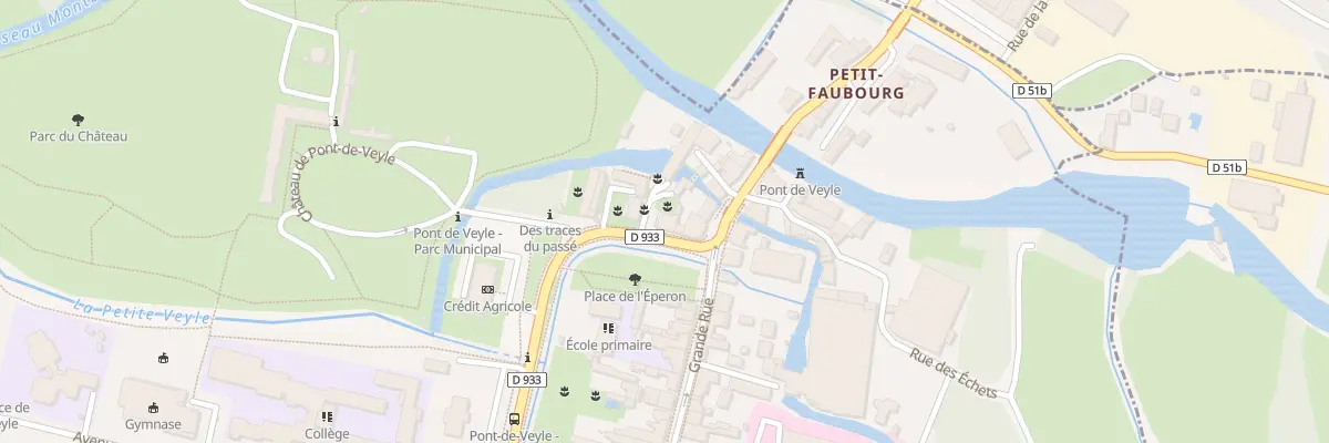 Plan du 4 Rue de la Poste à Pont-de-Veyle