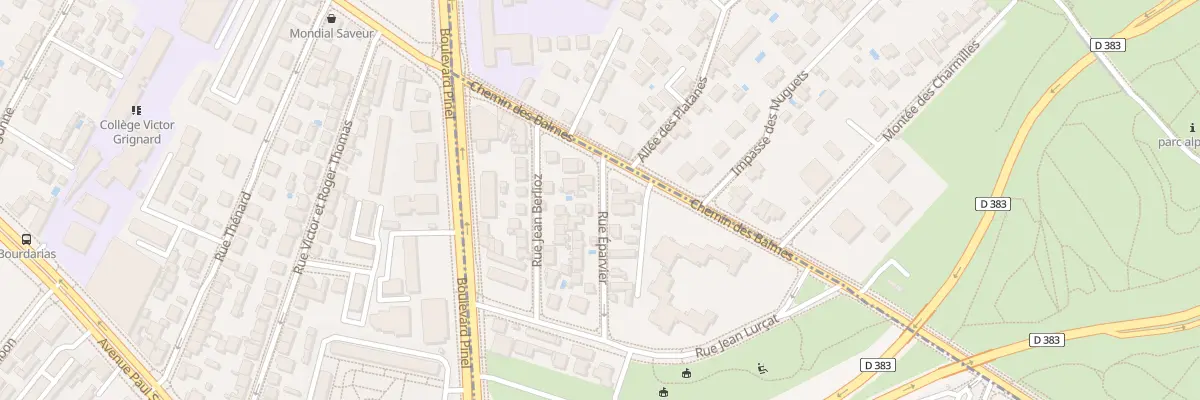 Plan du 4 Rue Eparvier à Vénissieux