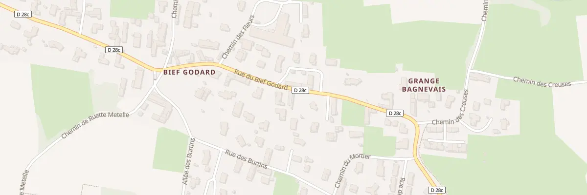 Plan du 215 Rue du bief godard à Crottet