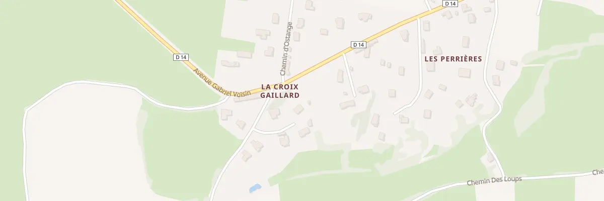 Plan du 9018 La Croix Gaillard à Tournus