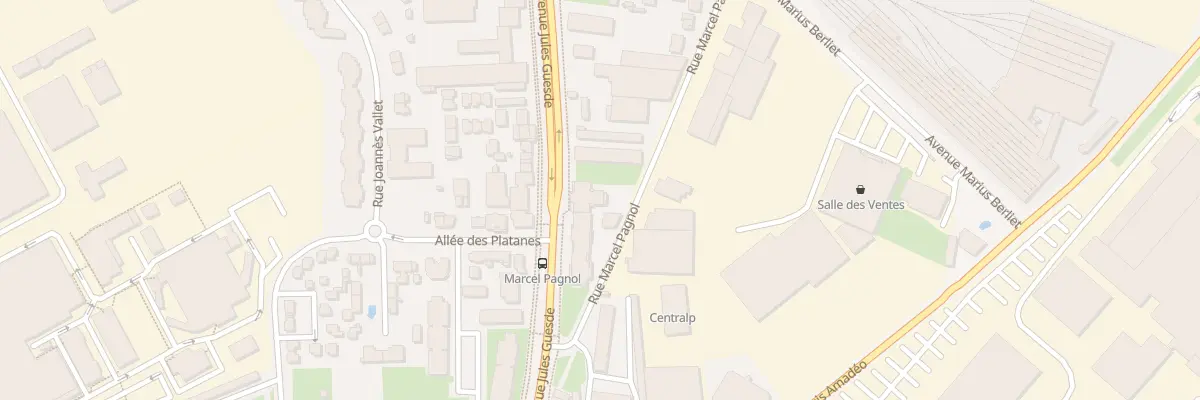 Plan du 63 Av Jules Guesde à Vénissieux