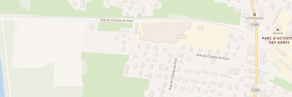 Plan du 12A Rue du Champ du Four à Saint-Marcel