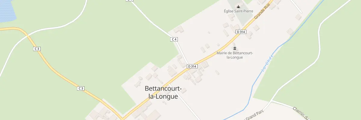 Plan du 23 Gr Grande Rue à Bettancourt-la-Longue