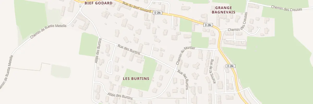 Plan du 74 Rue des Burtins à Crottet
