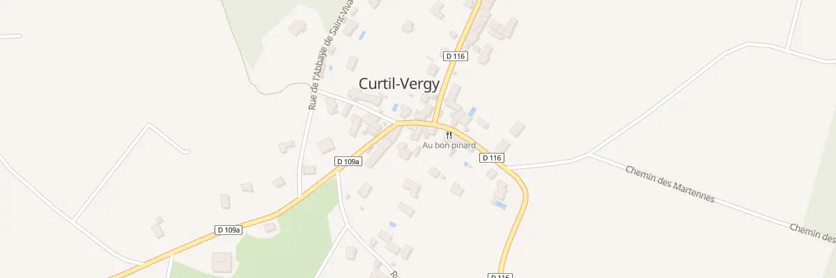 Plan du 1 Rue des Sires de Vergy à Curtil-Vergy