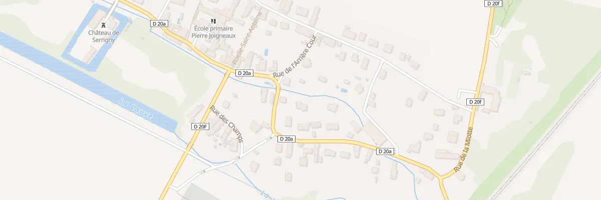 Plan du 7 Rte de Corcelles à Ladoix-Serrigny