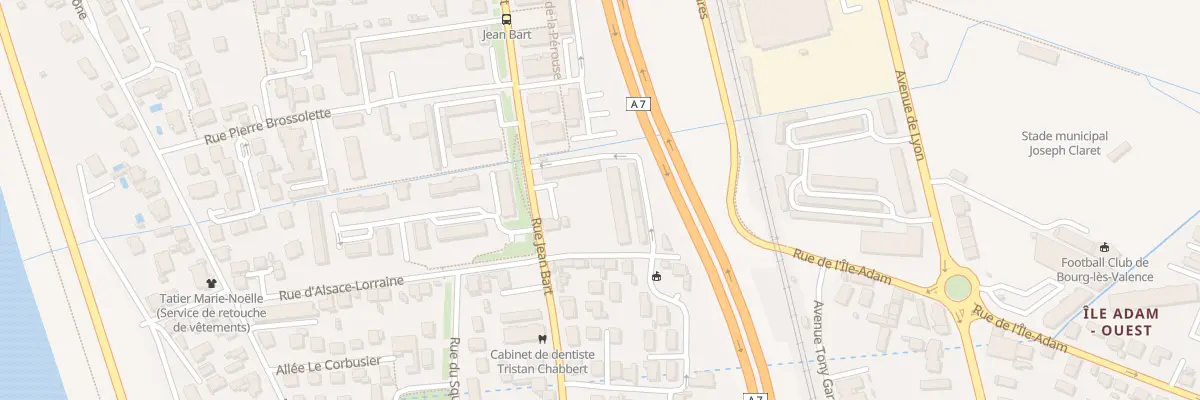 Plan du 69 Rue Jean Bart à Bourg-lès-Valence