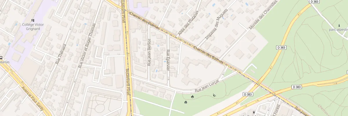 Plan du 7 Rue Eparvier à Vénissieux