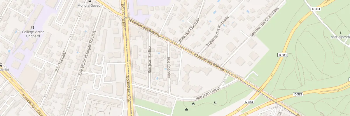 Plan du 5 Rue Eparvier à Vénissieux