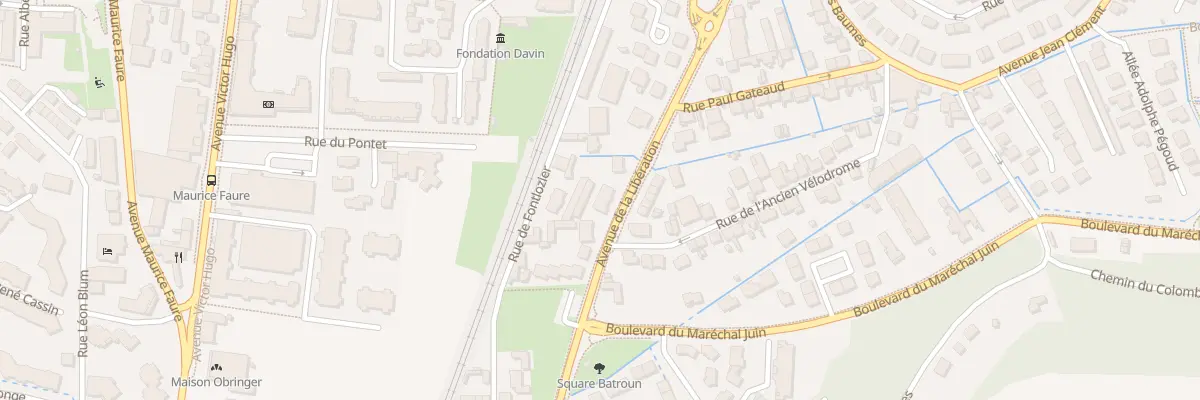 Plan du 28 Av de la Libération à Valence
