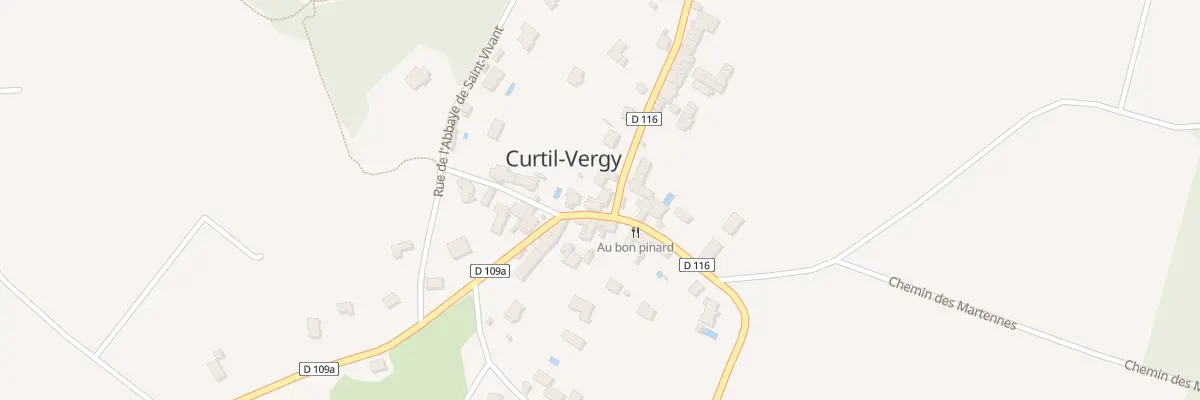 Plan du 1 Rue Guillaume de Tavanes à Curtil-Vergy