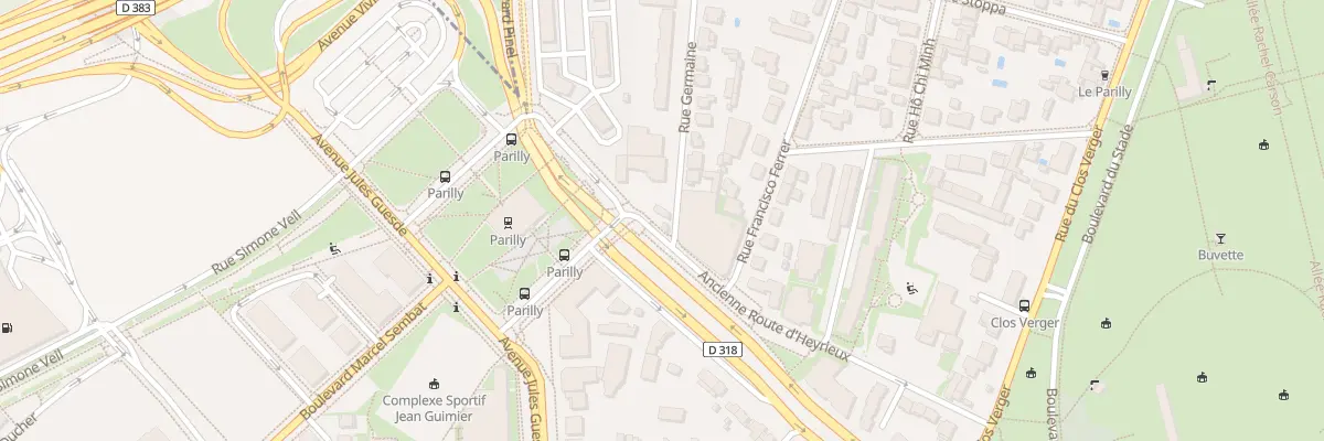 Plan du 3 Ancienne Route d’Heyrieux à Vénissieux