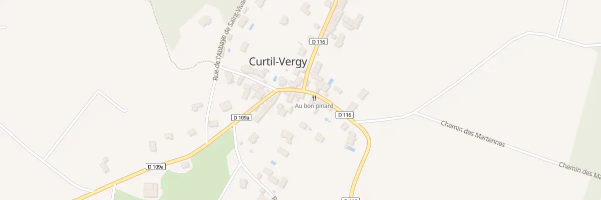 Plan du 2 Rue de Beauvois à Curtil-Vergy