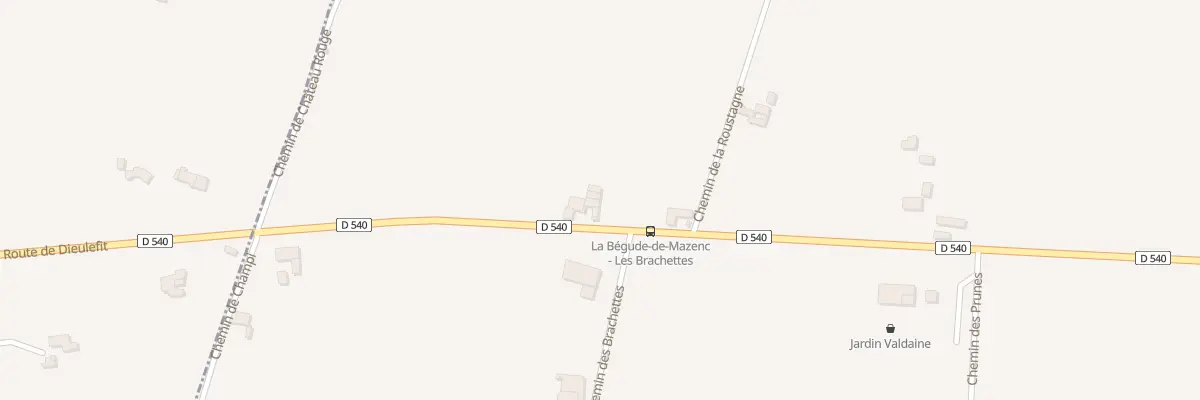 Plan du 5266 Les Basses Blaches Sud à La Bégude-de-Mazenc