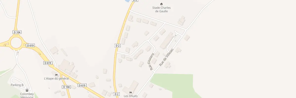 Plan du 5 Rue d’Assens à Colombey les Deux Églises