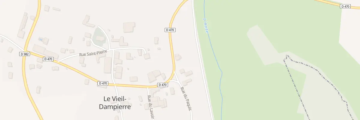 Plan du 11 Rue de la Gare au Vieil-Dampierre