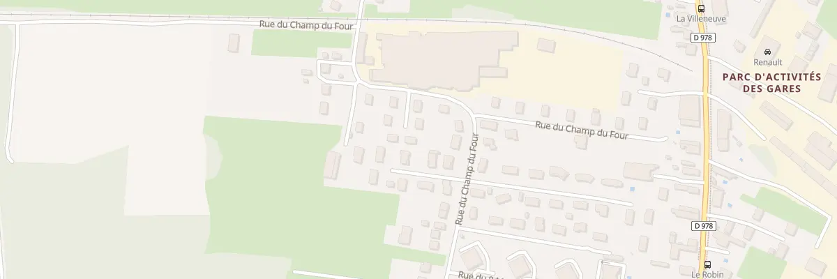 Plan du 12D Rue du Champ du Four à Saint-Marcel