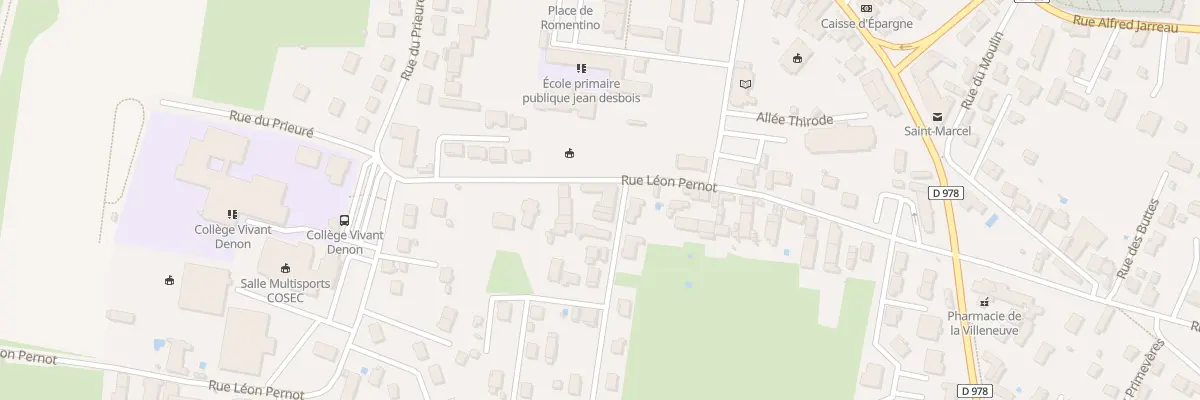 Plan du 23A Rue Léon Pernot à Saint-Marcel