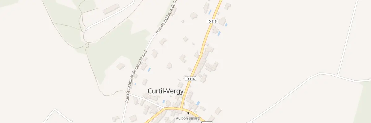 Plan du 11 Rue Guillaume de Tavanes à Curtil-Vergy