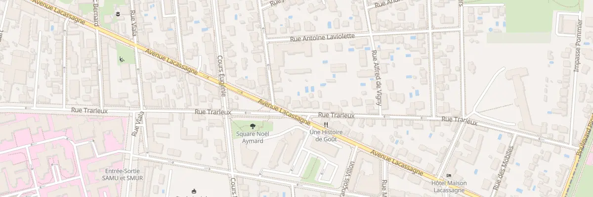Plan du 89 Rue Trarieux à Lyon 3e Arrondissement