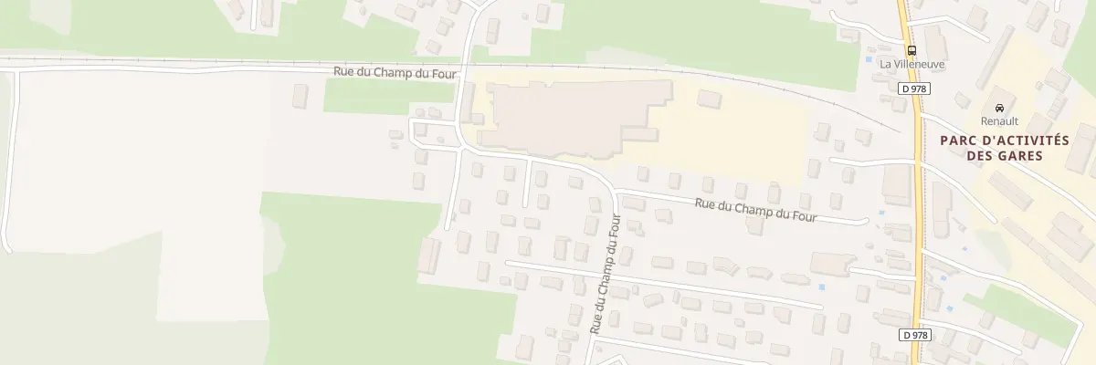 Plan du 12F Rue du Champ du Four à Saint-Marcel